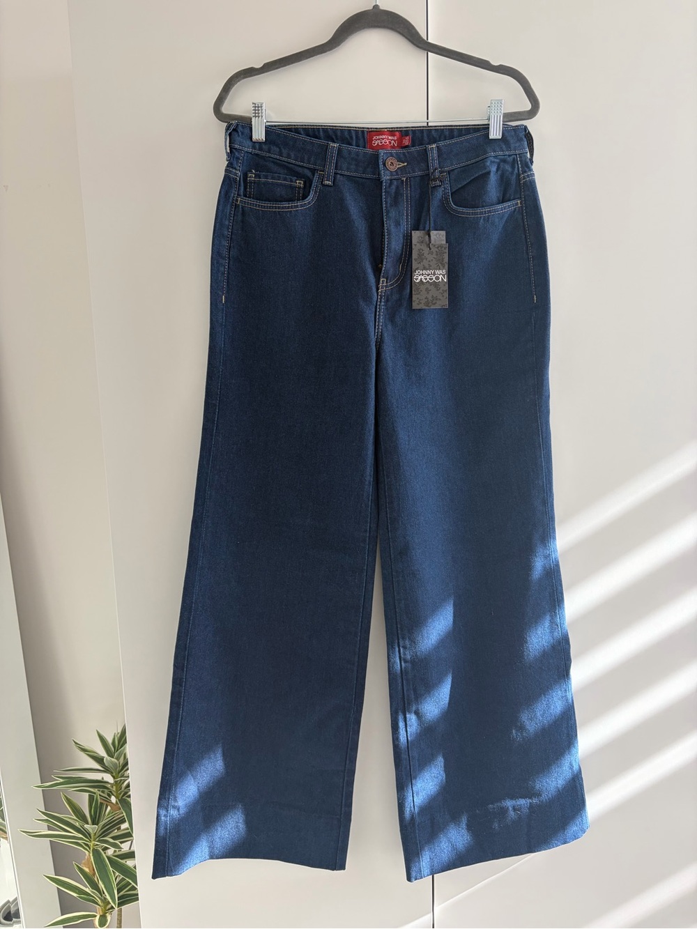 Johnny Was Lumiere Wide-Leg Jeans